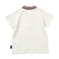 POLO BCS ワッフル半袖ポロシャツ オフホワイト&times;80cm