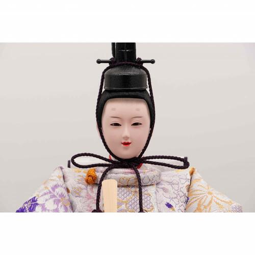 【雛人形】ケース飾り 五人飾り「格子に毬桜刺繍 六角アクリル」 (322988)ひな人形 おしゃれ トイザらス・ベビーザらス限定【メーカー直送】