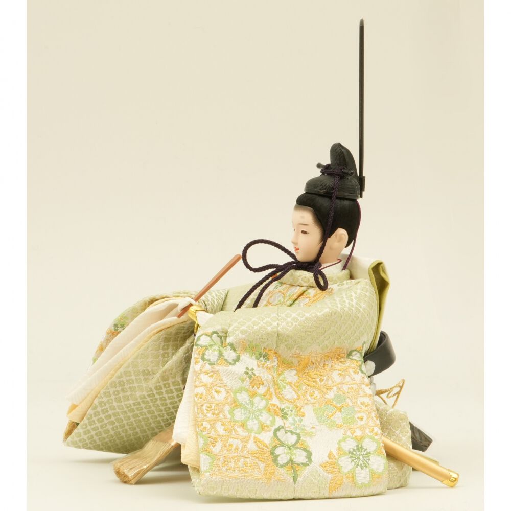 雛人形　親王飾り　七番　草園作　新品　未使用　極上品 雛人形】親王飾り「七宝透かし屏風木目調」（605837） | マタニティ