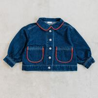 【FirstCloset×mioさん】デニムジャケット ネイビー×80cm