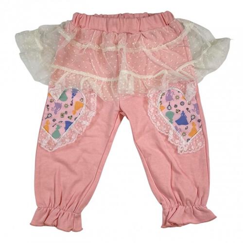 【Sophitica × tsumashi1118さん】Disney プリンセス 裏毛チュールパンツ ピンク×110cm ベビーザらス限定