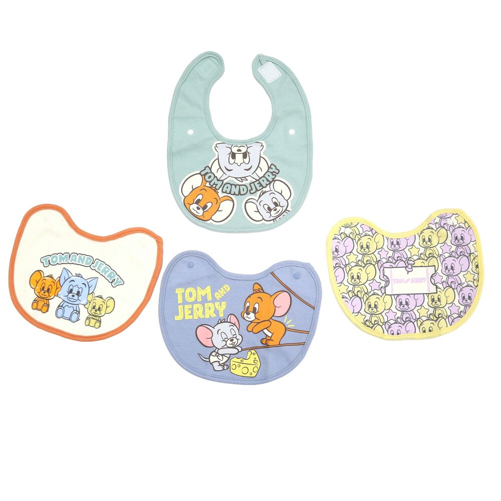 TOMandJERRY トムとジェリー パチパチ付け替えスタイ 4枚組