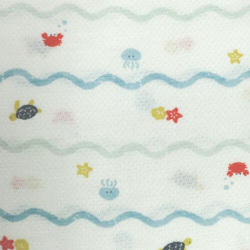 2枚組涼感袖なしシャツ肌着 海の生き物 ホワイト&times;80cm ベビーザらス限定