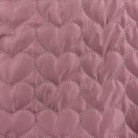 ジャンプスーツ くまみみ ハート柄 ブライトピンク×80cm