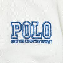 POLO BCS 配色半袖ポロシャツ オフホワイト&times;80cm ベビーザらス限定