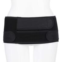 守って締める ふわキュット産後の骨盤ベルト 帝王切開対応 (ブラック×M)