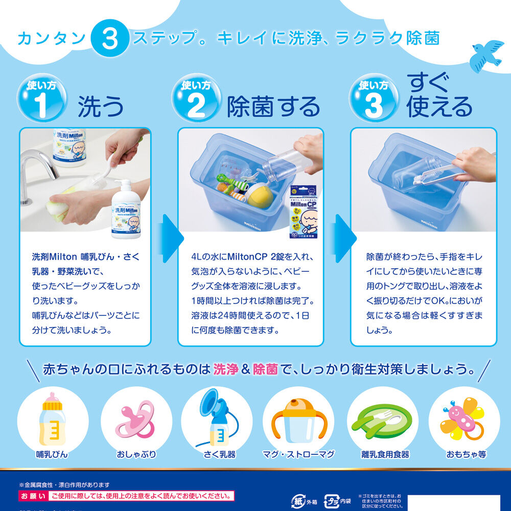 ミルトン はじめてのMiltonセット 【ベビーグッズ除菌・洗浄 哺乳瓶