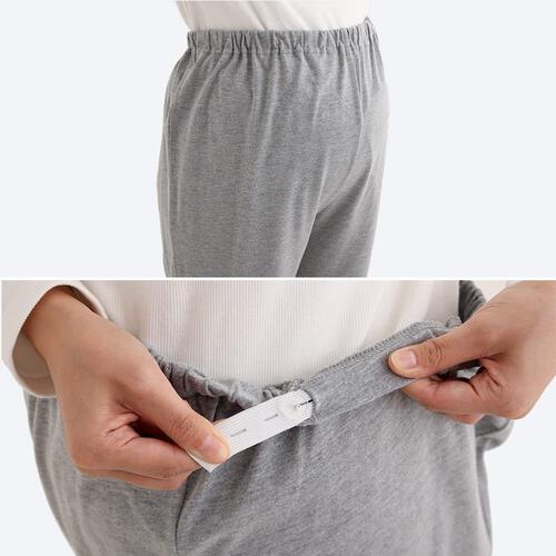 センター授乳開き長袖パジャマ(グレー&times;M-L) ベビーザらス限定