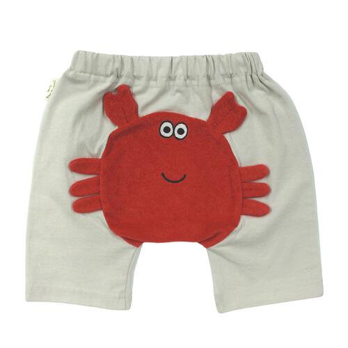 オシリハッピー モンキーパンツ カニ グレー&times;70cm