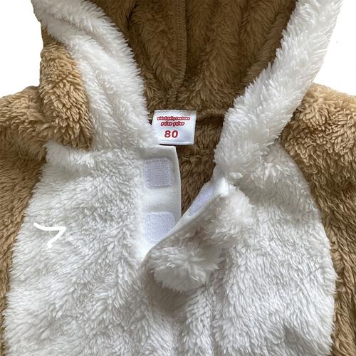 クリスマス トナカイダルマオール コスチューム ベビー サンタクロース コスチューム 子供 衣装  ベージュ×70cm ベビーザらス限定