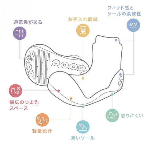 アティパス ポンポン ベビーソックスシューズ 11.5cm POM-POM ミディアムベージュ