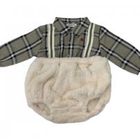 POLO BCS ボアブルマボディスーツ ベージュ×80cmベビーザらス限定