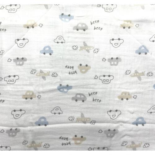 バンブーガーゼ モスリンおくるみクルマ柄  ベビーザらス限定