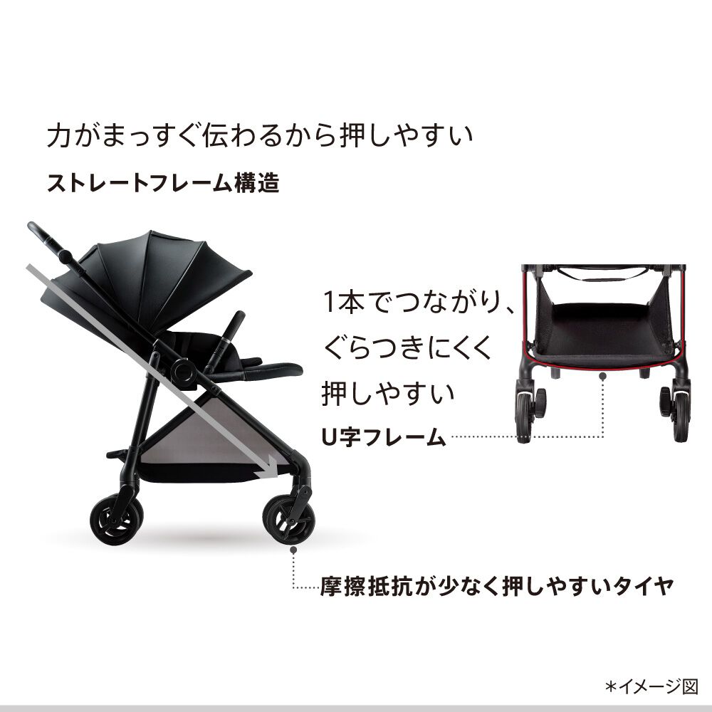 Aprica アップリカ ルーチェ フリー AC (ブラック) 1月～36か月まで