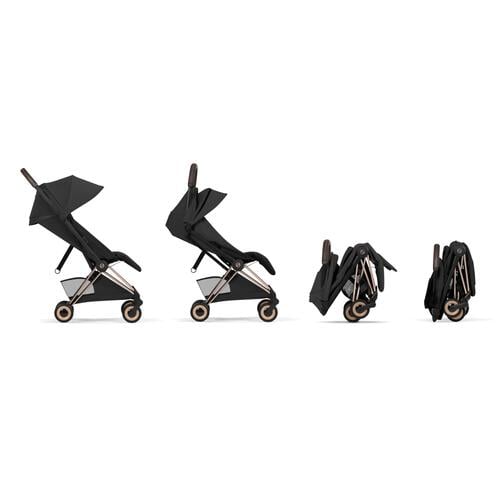 cybex サイベックス コヤ スタイル (セピアブラック) ウルトラコンパクト トラベルシステム対応 メーカー直送品 生後1カ月〜4歳頃まで