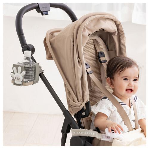 タカラトミー たためるドリンクホルダー グレー ミッキーマウス