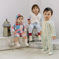 【FirstCloset×mioさん】 長袖ファスナーオール 足付き 裏毛 イエロー×70cmベビーザらス限定