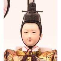 【雛人形】ケース飾り 親王飾り「桜模様黒塗」 (322201)ひな人形 ひな祭り お雛様 おしゃれ【メーカー直送】