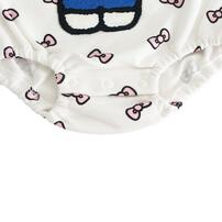 SANRIO サンリオ キティ 長袖ダルマボディスーツ ベージュ×70-80cm ベビーザらス限定