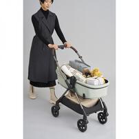 Pigeon ピジョン epa エパ (ブラック) A型ベビーカー 両対面式 フルフラット 0カ月～3歳頃対応