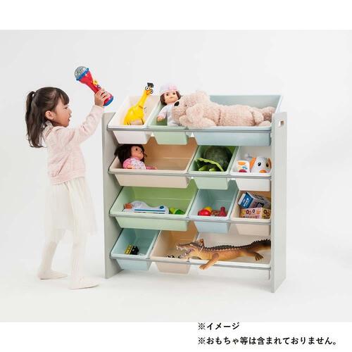ディアベビー おもちゃ収納ラック (アッシュグレー) お片付け ベビーザらス限定