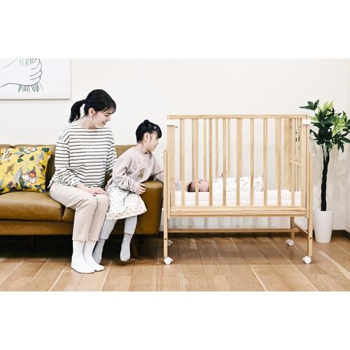 そいねーる ミニベビーベッド ナチュラル(ナチュラル) | マタニティ  