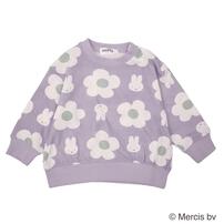 ミッフィーソウガラプリントトレーナー ラベンダー×90cm ベビーザらス限定