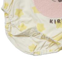 星のカービィ 半袖ボディースーツ カービィ さがら刺繍 イエロー&times;80cm ベビーザらス限定