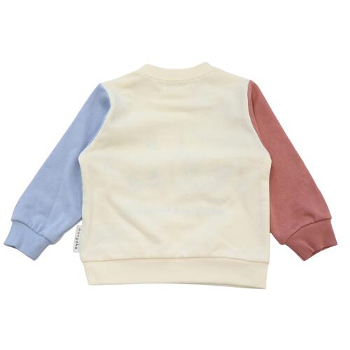 monpoke モンポケ トレーナー 袖切替 ゲンガーミミッキュ(ブルー×90cm)