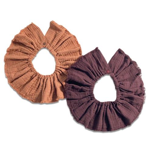 360度スタイ 2枚組 ガーゼ(レンガ×F) ベビーザらス限定