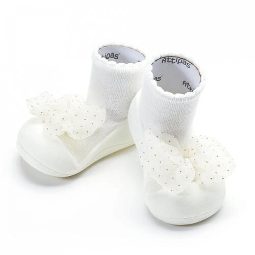 アティパス ロイヤル ベビーソックスシューズ 12.5cm  ロイヤル ホワイト