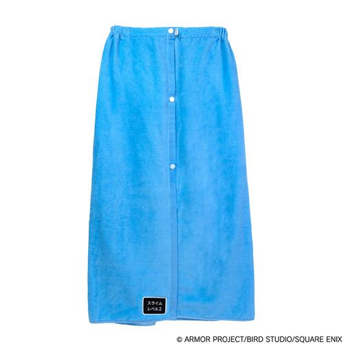 ドラクエベビー＆キッズ ラップタオル スライム ブルー&times;80cm