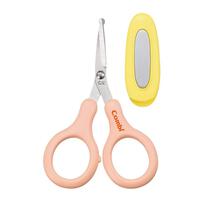 Combi コンビ 新生児からつかえる つめきりハサミ (パウダーピンク)
