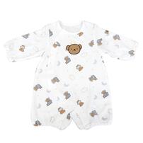 miffy ミッフィー boris ボリス 長袖フィットオール ベロア ホワイト×60-70cm ベビーザらス限定