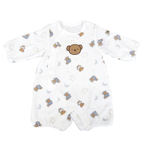 miffy ミッフィー boris ボリス 長袖フィットオール ベロア ホワイト×60-70cm ベビーザらス限定