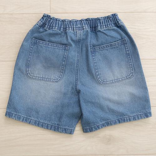 デイリーショートパンツ ブルー&times;100cm