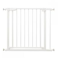 【ブラックフライデー】セーフティスタイリッシュゲート拡張フレーム付き (ホワイト)　【前後両開きドア オートクローズ機能 取り付け幅：約75～89cm】