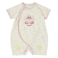 星のカービィ 半袖プレオール 前開き 天竺 ピンク&times;80cm ベビーザらス限定