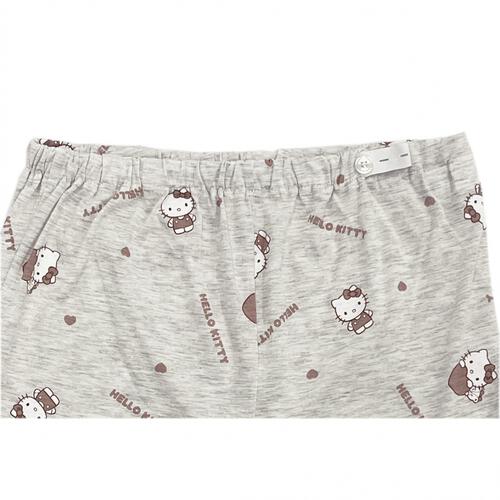 サンリオ 長袖パジャマ ハローキティ ナチュラル×M-L