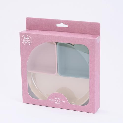 dear BABY ディアベビー くまちゃんデザインプレート 仕切りプレート2個付き ベビーザらス限定