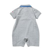 MLB 衿付き半袖カバーオール ドジャース グレー&times;70cm  ベビーザらス限定