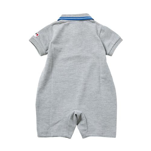 MLB 衿付き半袖カバーオール ドジャース グレー&times;70cm  ベビーザらス限定