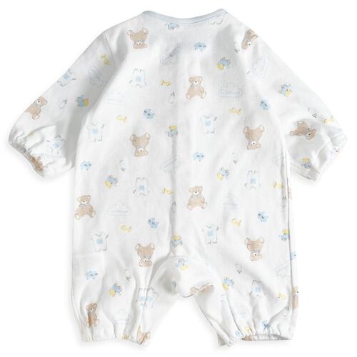 日本製ちびオール スムス くま柄 ナチュラル&times;50-60cm