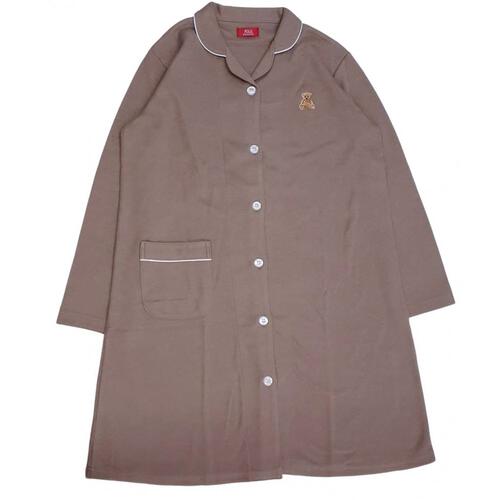 POLO BCS 長袖テーラーパジャマ ベア刺繍(ブラウン×M-L) ベビーザらス限定