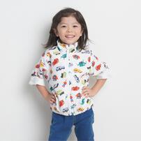 【TOMICA kie_158さんプロデュース】TOMICA トミカ ウィンドブレーカー ホワイト×120cm