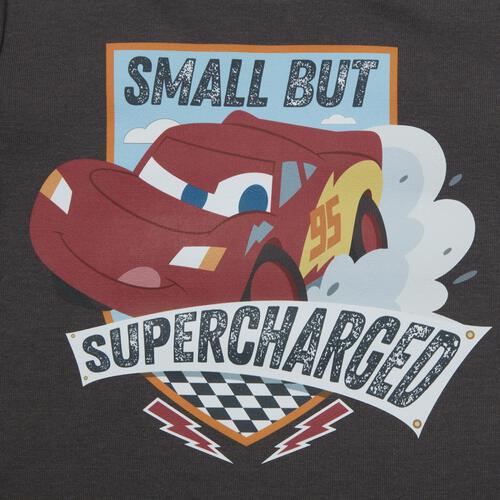 Disney ディズニー カーズ 長袖デイリートレーナー 起毛 チャコール×100cm ベビーザらス限定