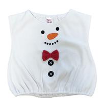 クリスマス スモック  コスチューム キッズ ベビー サンタクロース コスチューム 子供 衣装 スノーマン ホワイト×70-80cm ベビーザらス限定