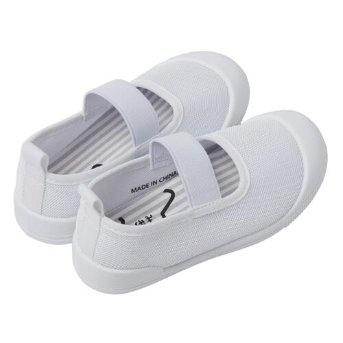 上履き メッシュ ホワイト&times;16cm 