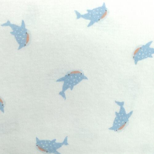 2枚組抗菌半袖ロンパース肌着フライス ジンベイザメ&times;イカリ ホワイト&times;80cm ベビーザらス限定