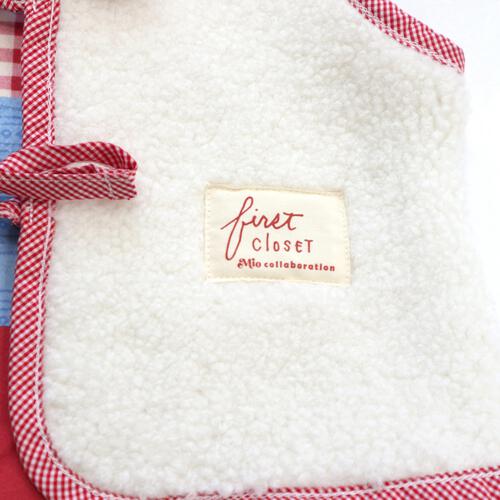 【FirstCloset×mioさん】 リバーシブルベスト スムス×シープボア ベビーザらス限定